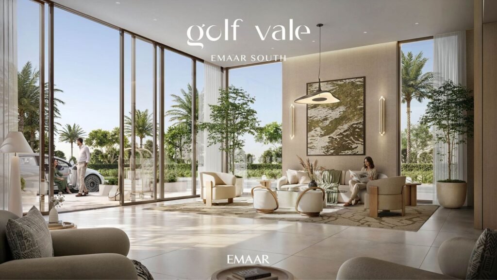Golf Vale by Emaar golf course view