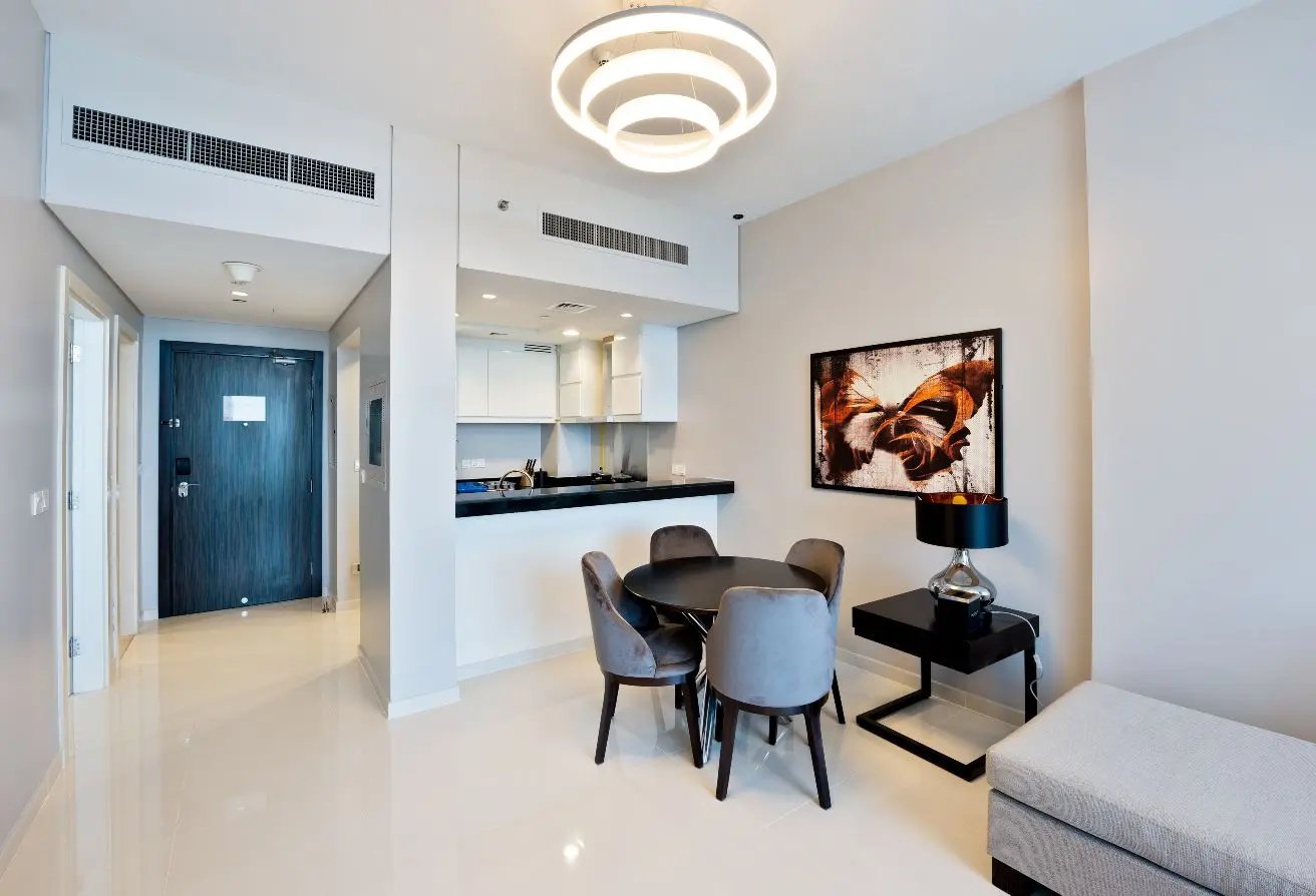 Dining area and entrance