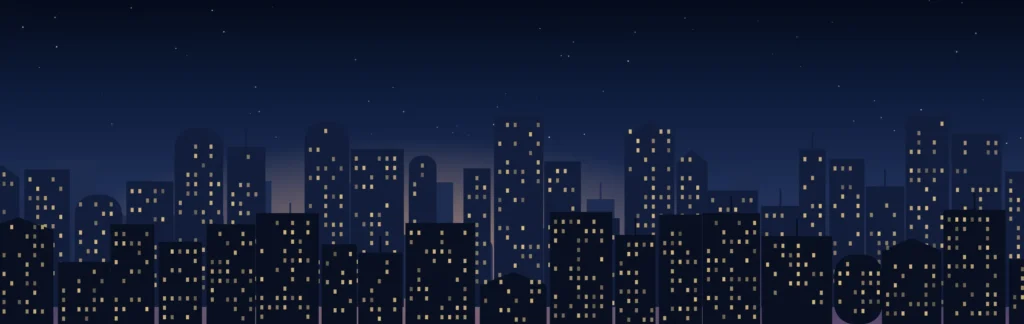 Dubai apartment towers at night – tenant not paying rent landlord guide